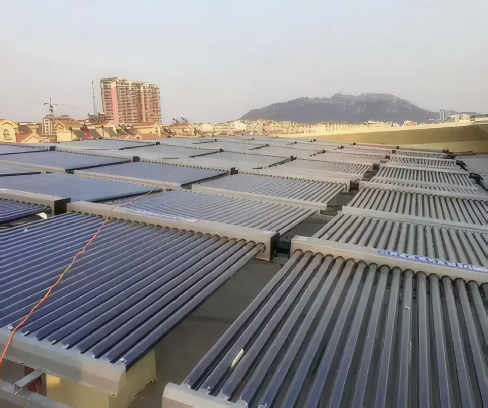 比亚迪太阳能+空气能热水安装工程